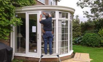 Replacement of all glazing within this traditional garden room on the Wirral. 